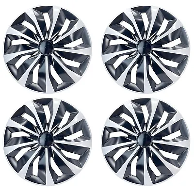 $45.59 • Buy 16  Set Of 4 Snap On Full Hub Caps Wheel Covers Fit R16 Tire & Steel Rim NEW