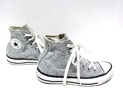 Converse Chuck Taylor All Star Women's Size 5 Silver Metallic Sneakers High Top • $17.95