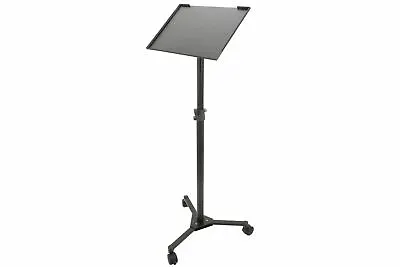 Adjustable Steel Tripod Laptop Projector Trolly Stand Tilting Platform NEW • £61.92