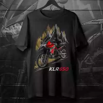 Kawasaki KLR650 T-Shirt Motorcycle Tee Shirt For ADV Riders 2008-2018 • $28.99