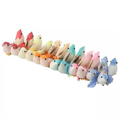 Simulation Feather Bird Mini Home Garden Decor Multi Functional 10 X 6cm • $10.44