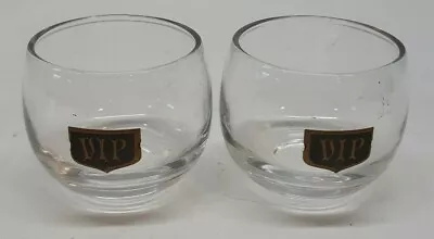 2 Vtg Highball VIP Glass Tumblers Barware  • $5.79