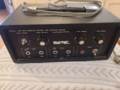 Univox Ec80a Echo Chamber Tape Echo Unit Mij • $260