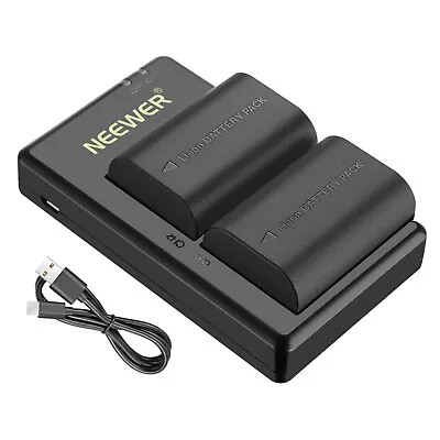 £41.99 • Buy Neewer LP-E6 LP-E6N Replacement Rechargeable Battery Charging Set For Canon