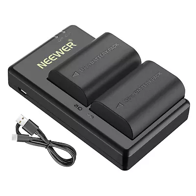£41.99 • Buy Neewer LP-E6 LP-E6N Replacement Rechargeable Battery Charging Set For Canon