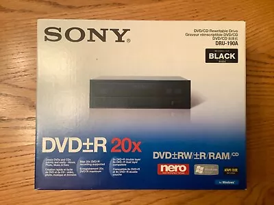 SONY DRU-190A DVD/CD +-R/RW/RAM/DualLayer Internal 20x PC/Mac EIDE Writer Drive • $48