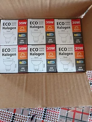 £5.99 • Buy Simusi GU10Halogen Bulbs, （6 Pack） 12V 35W Gu10 Halogen Light Bulbs Dimmable 