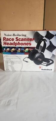 $25.50 • Buy NOS Radio Shack Noise Reducing Race Scanner Headphones Black 33-1158