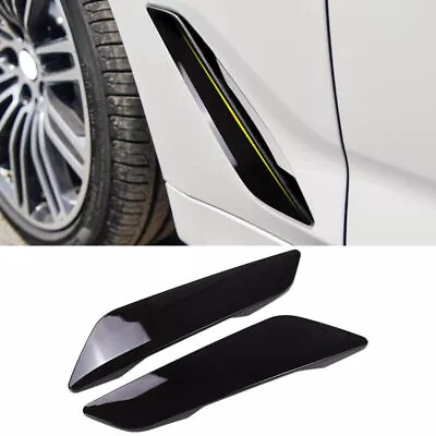 Side Wing Air Vent Hood Intake Fender Cover Trim For 2017-2021 BMW 5 Series G30 • $13.99