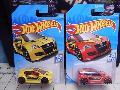 2019 Hot Wheels #19 Volkswagen 5/10 VOLKSWAGEN GOLF GTI Red (Momo Tampo) W/Pr5Sp • $9.25