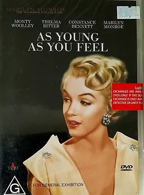 As Young As You Feel DVD Marilyn Monroe  Classic Cinema BRAND NEW & FREE POST 👌 • $9.40