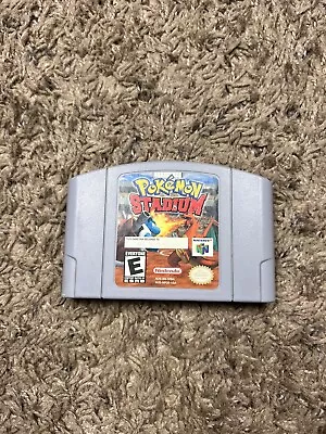 Pokemon Stadium Nintendo 64 2000 N64 Authentic Cartridge Tested Working Clean • $25