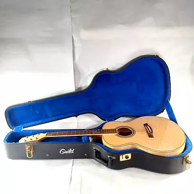 $300 • Buy Ibanez Wood Acoustic Guitar 6-String Dreadnought And VTG Guild Case Local Pickup