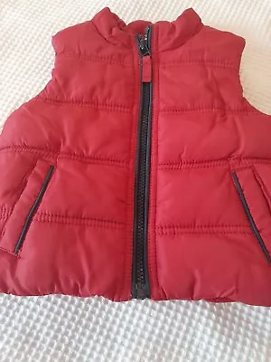 Red Padded Gilet Age 9-12 Months From Next • £1.99