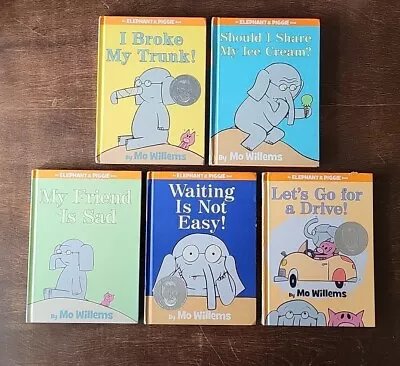 Lot Of 5 HB Elephant And Piggie Books  Mo Willems • $15