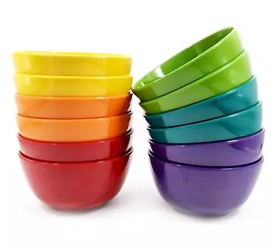 Melamine Bowls Set - 28oz 6inch 100% Melamine Cereal/Soup/Salad Bowls Set Of... • $66.27