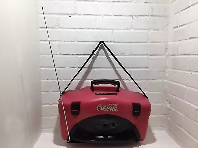 Coca-cola Radio Cool Box Music Cool Box Working Am/Fm Radio Insulated Cooler • £30