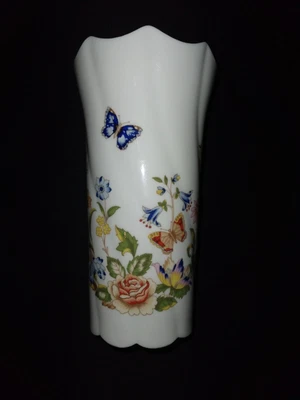 £5.49 • Buy Aynsley Cottage Garden Small Vase - 6  In Height - Butterfly Garden Design