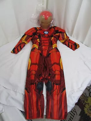 Marvel Avengers Muscle Iron Man Halloween Kids Costume Child Small 4-6  -2 Piece • $21.60