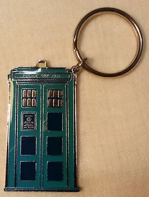 Dr.Who Police Box Tardis Keyring Metal MINT Condition. • £12