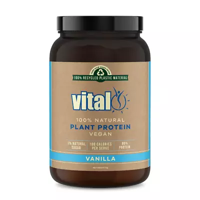 Vital Greens - Vital Protein 1kg - 100% Pea Protein Isolate - Vegan Protein • $52.95