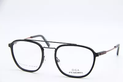 New Morel Oga 10131o Nr04 Black Red Authentic Eyeglasses 52-20 • $79.21