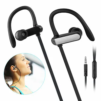Sweatproof Wired Twin Headset Headphones In-Ear Stereo Sport Earphones Earbuds • $8.48