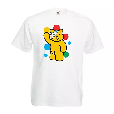 £7.99 • Buy Kids Men Women Spotty Pudsey Bear T-Shirt Charity Children In Need Top Tee Gift