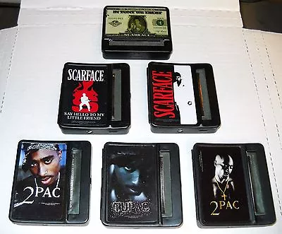 Lot Of 12 Mixed Scarface & 2PAC/Tupac 70mm Metal Cigarette Rolling Machine NEW • $29.99