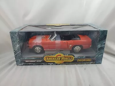 AMERICAN MUSCLE 1969 CAMARO SS396 CONVERTIBLE NIB 1/18 Scale Die Cast Last One • $40