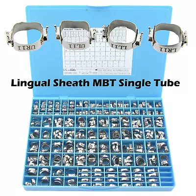 Dental Orthodontic Molar Band Conv Buccal Single Tube Lingual Sheath MBT 022 GAC • $198.99