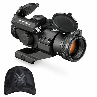 VORTEX StrikeFire II 4 MOA Red Dot Sight And Men's Black With Logo Cap • $199