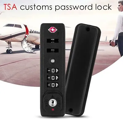$14.78 • Buy Luggage TSA Customs Lock Safely Code Lock 3 Digit Combination Lock TSA007