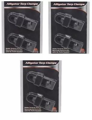 $8.49 • Buy (3) 2 Pc 3.5  Alligator Canopy Cover Tarp Clamps Clip Snap Hanger Anchor Point 6