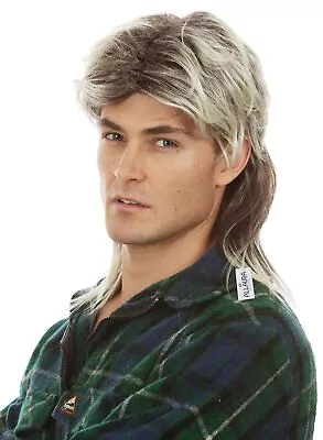 Blonde Mullet Wigs For Men 70s 80s Costumes Mens Fancy Party Accessory Cospla... • $27.89