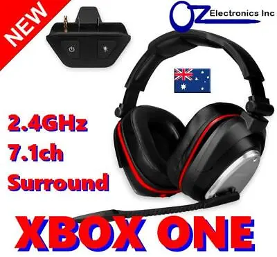 $55 • Buy 2.4GHz True Wireless Gaming Headset For Xbox One 7.1 Virtual Surround NEW