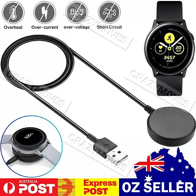 $5.99 • Buy Wireless Fast Charging Charger For Samsung Galaxy Watch Active 1/2 40/44mm VIC