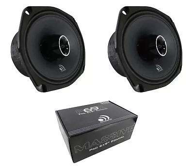 2x Massive Audio Coaxial Speakers Pro 6x9  600W 4 Ohm 2-Way P69X • $94.56