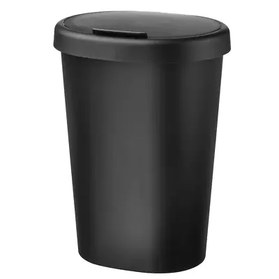 Heavy Duty Plastic Flip Top Bin Office Home & Kitchen Dustbin Waste Rubbish Bin • £10.49