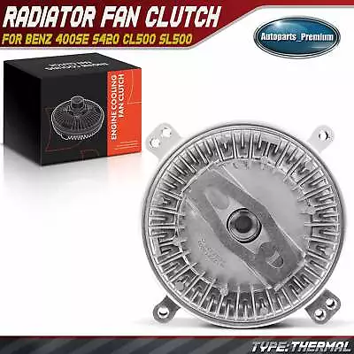 Radiator Fan Clutch For Mercedes-Benz C140 R129 W140 C215 400SE S420 CL500 SL500 • $47.99