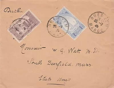 Morocco 1925 Cover Mailed • $10