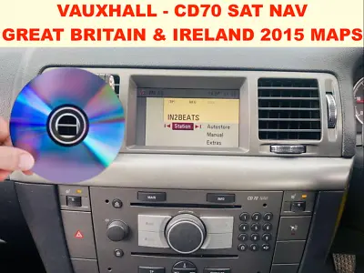 Vauxhall - Cd70 Sat Nav Great Britain & Ireland 2015 Navteq Maps • £12.99