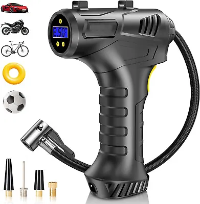 Air Compressor Electric Inflator Tire Pump Car MTB Bicycle Bike USB Rechargeable • $33.90