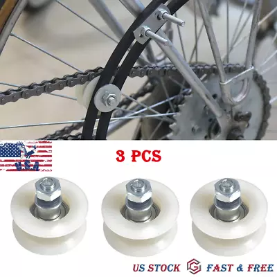 3x Pulley Chain Tensioner Roller Fit 49cc 60cc 66cc 80cc Motorized Bicycle Bike • $10.99