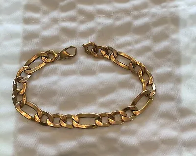 REAL 10k Gold Men's Bracelet 1 Owner 11+ Grams NOT SCRAP • $232.50