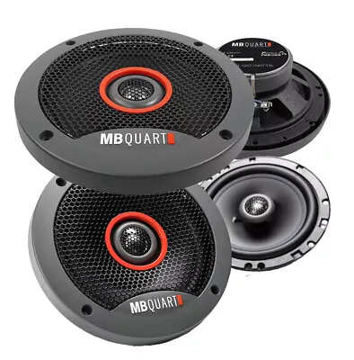 4x MB QUART FKB116x 6.5  480 Watt 2-Way Car Audio Speakers Deeper Mid-Bass • $64.25