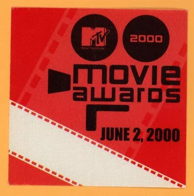 MTV Satin Music Tour Vintage Backstage Pass - VMA • $4.99
