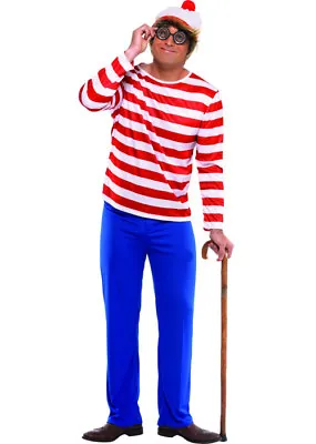 Adult Mens Wheres Wally Costume • £49.99