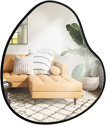 Irregular Wall Mirror Asymmetrical Wall Mirror Modern Abstract Wall Mirror Dec • $65.05