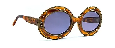 1950s BREVET SUNGLASSES VINTAGE FRENCH OVAL PARTY N' 71.12199 HANDMADE NOS • $170